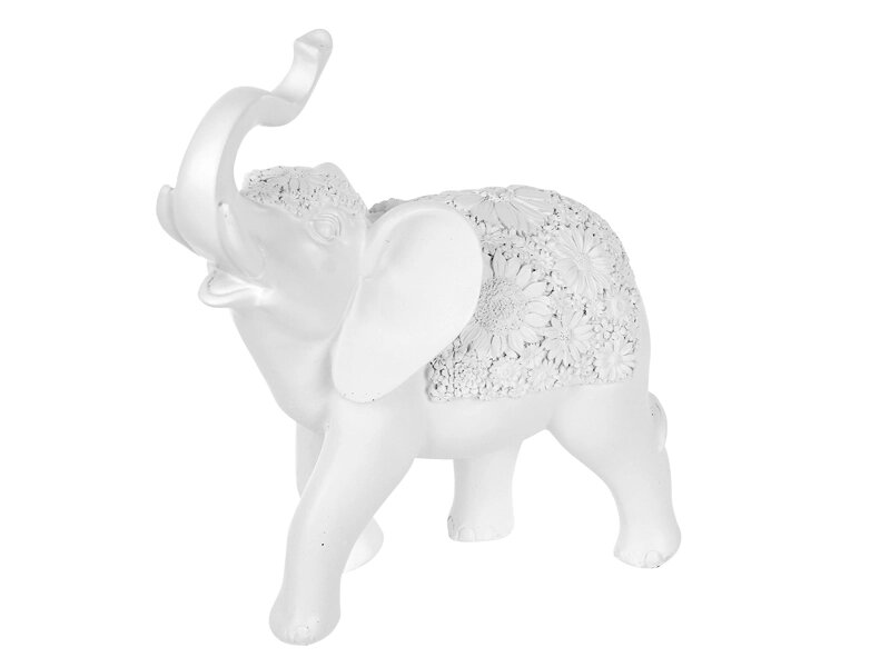 Фігурка декоративна Lefard Слон 192-149 20.5 см біла від компанії Shock km ua - фото 1