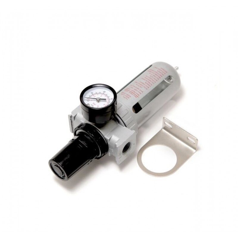 Фільтр-регулятор з індикатором тиску 1/2" ( 0-10bar, температура повітря 5-60С. 10Мк)) від компанії Shock km ua - фото 1
