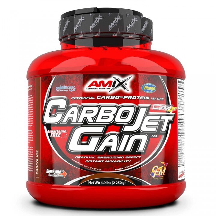 Гейнер Amix Nutrition CarboJet Gain, 2.2 кг Полуниця від компанії Shock km ua - фото 1