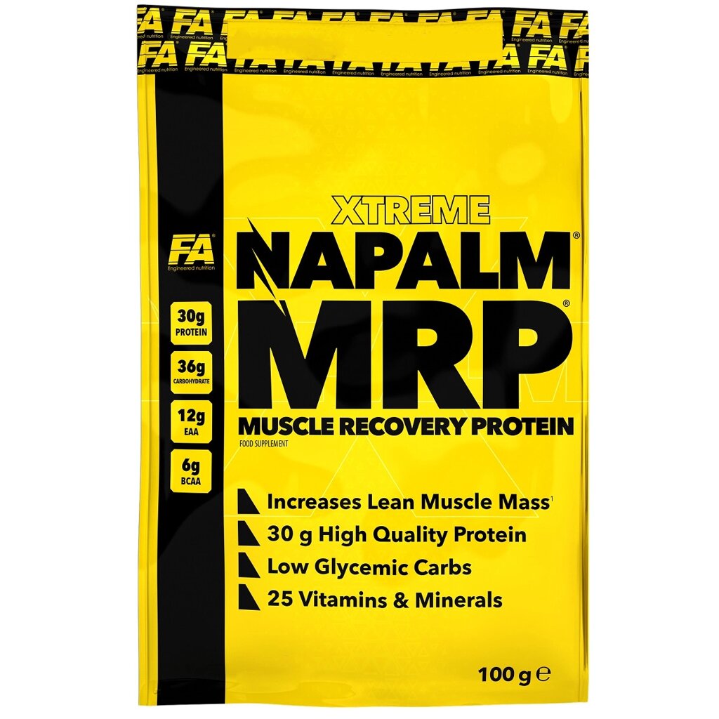Гейнер Fitness Authority Napalm MRP, 100 грам Арахісова паста від компанії Shock km ua - фото 1