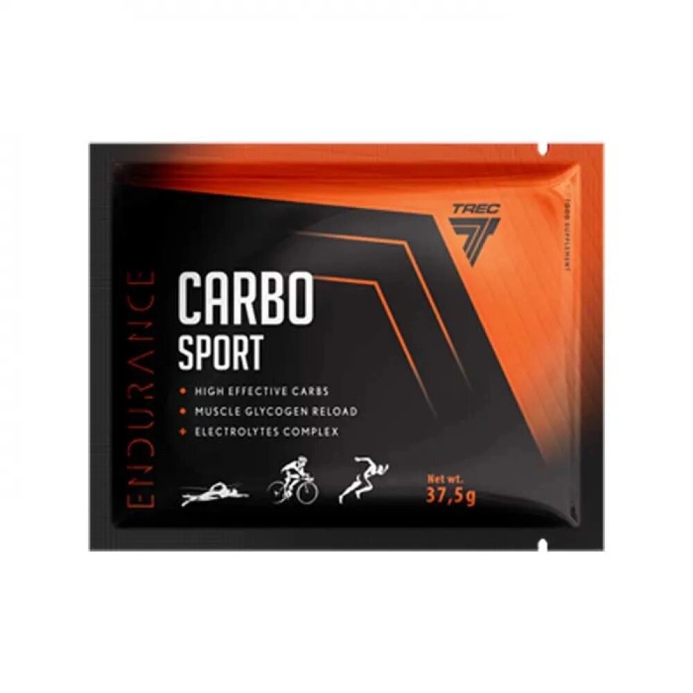 Гейнер Trec Nutrition Carbo Sport, 37.5 грам Апельсин від компанії Shock km ua - фото 1