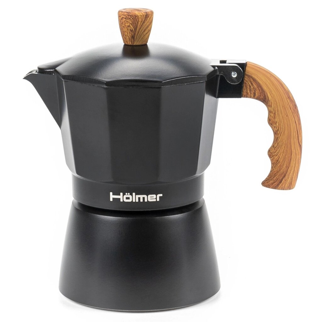 Гейзерна кавоварка Holmer Natural CF-0150-BW 3 чашки 150 мл від компанії Shock km ua - фото 1