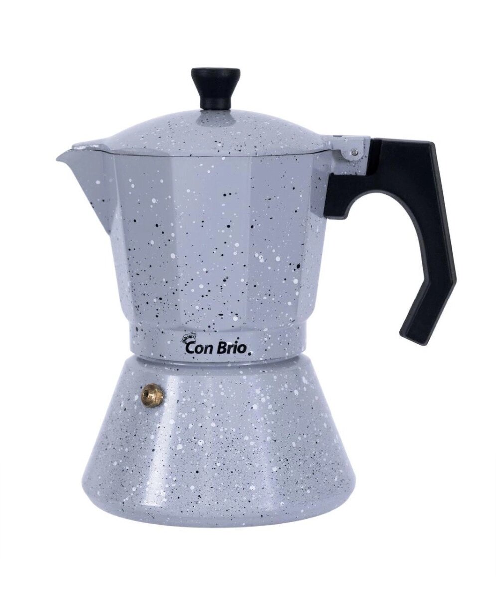 Гейзерна кавоварка на 6 чашок Con Brio СВ-6706 від компанії Shock km ua - фото 1