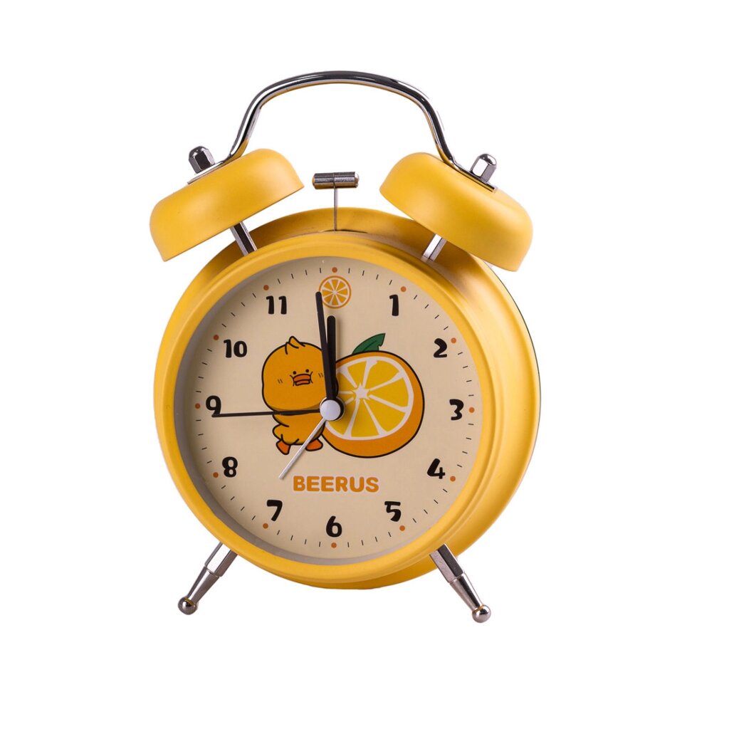 Годинник будильник Clock дитячий, настільний годинник з будильником від компанії Shock km ua - фото 1
