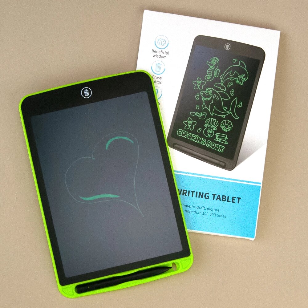 Графічний планшет LCD Writing Tablet 10 дюймів (зелений) від компанії Shock km ua - фото 1