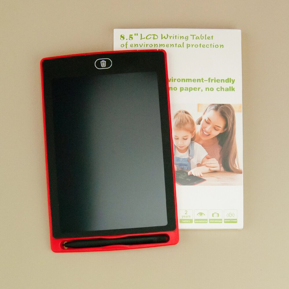 Графічний планшет LCD Writing Tablet 8,5 дюймів (червоний) від компанії Shock km ua - фото 1