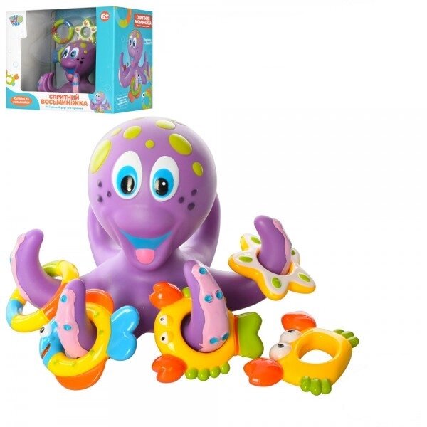 Іграшки для купання Limo Toy AQ-0001 6 предметів від компанії Shock km ua - фото 1