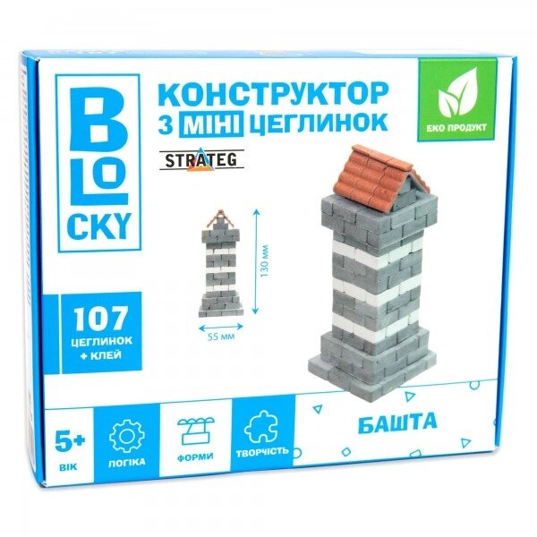 Ігровий набір Strateg Blockly Башта 31022 від компанії Shock km ua - фото 1