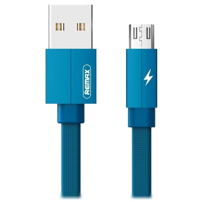 Кабель micro USB 1 м Kerolla синій Remax RC-094m від компанії Shock km ua - фото 1
