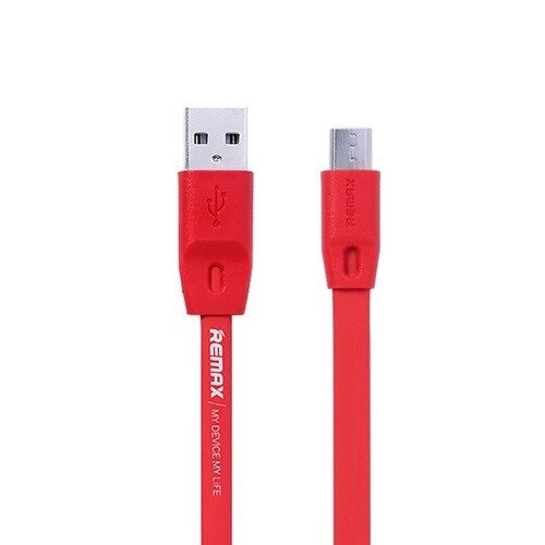 Кабель micro USB 2 м Full Speed червоний Remax RC-001m від компанії Shock km ua - фото 1