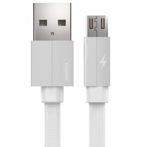 Кабель micro USB 2 м Kerolla білий Remax RC-094m