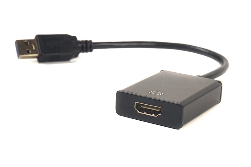 Кабель-перехідник PowerPlant HDMI female - USB 3.0 M від компанії Shock km ua - фото 1