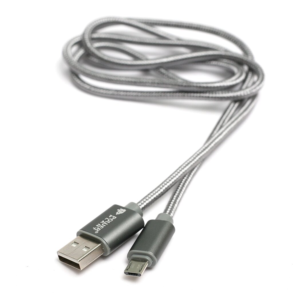 Кабель PowerPlant Quick Charge USB 2.0 AM - Micro, 1м від компанії Shock km ua - фото 1