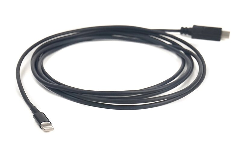 Кабель PowerPlant USB Type-C - Lightning, 2 м від компанії Shock km ua - фото 1