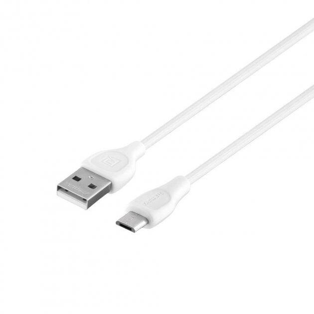 Кабель Remax Lesu Pro USB-microUSB RC-160m-White 1 м білий від компанії Shock km ua - фото 1