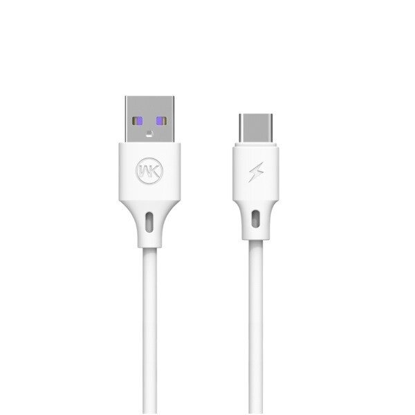 Кабель USB Type-C Full Speed Pro WDC-101a-White 1 м білий від компанії Shock km ua - фото 1