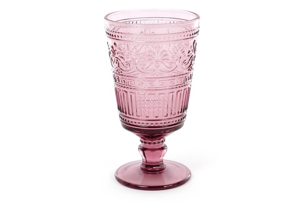 Келих для вина Bona Di 581-028 360 мл рожевий від компанії Shock km ua - фото 1