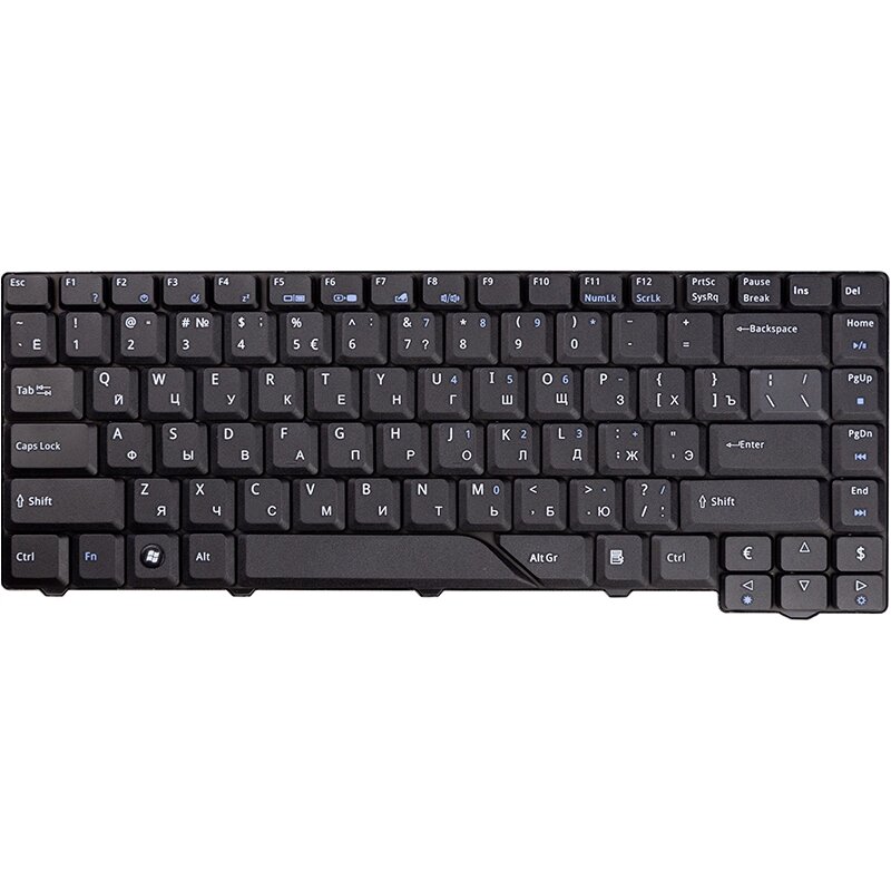 Клавіатура для ноутбука ACER Aspire 5310, 4710 чорний від компанії Shock km ua - фото 1