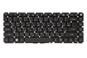 Клавіатура для ноутбука ACER Aspire E5-422, E5-432 чорний, без фрейму