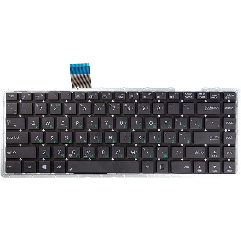Клавіатура для ноутбука ASUS X450J, A450CC, чорний, без фрейму від компанії Shock km ua - фото 1