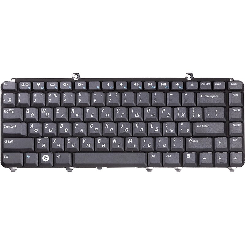 Клавіатура для ноутбука DELL Inspiron 1540, 1545 чорний, без фрейму від компанії Shock km ua - фото 1
