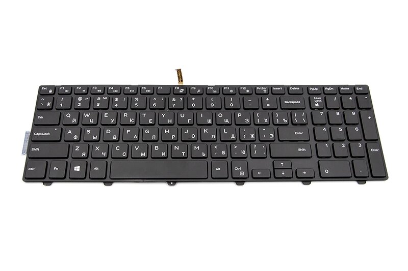 Клавiатура для ноутбука DELL Inspiron 3541, 5542 підсвічування клавiш, чoрний від компанії Shock km ua - фото 1