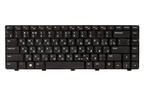 Клавіатура для ноутбука DELL Inspiron N4110 чорний, чорний фрейм