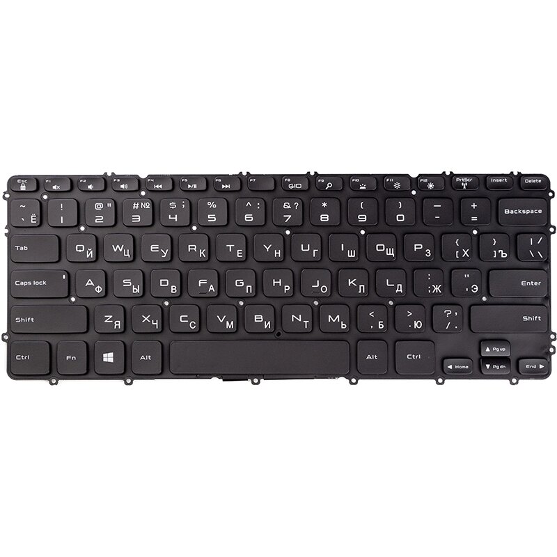 Клавіатура для ноутбука DELL Precision M3800 XPS 15 9530, чорний, підсвічування від компанії Shock km ua - фото 1
