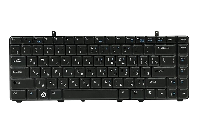 Клавiатура для ноутбука DELL Vostro A840 чорний, чорний фрейм від компанії Shock km ua - фото 1