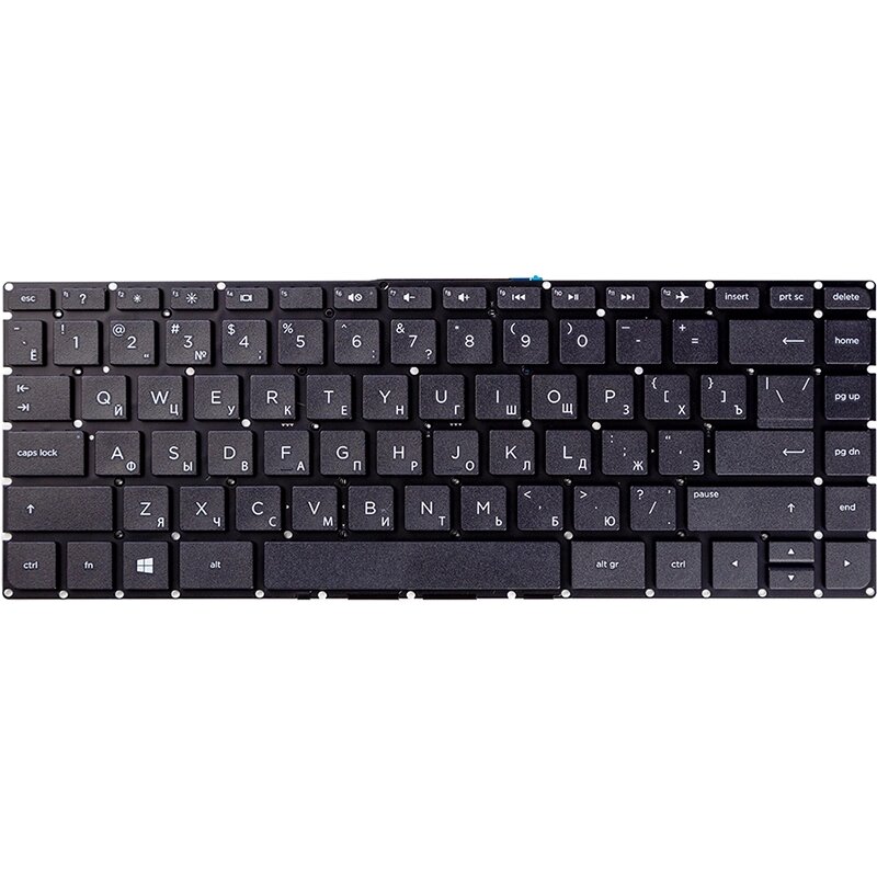 Клавiатура для ноутбука HP 240 G4, 245 G4, 14-AC чoрний від компанії Shock km ua - фото 1
