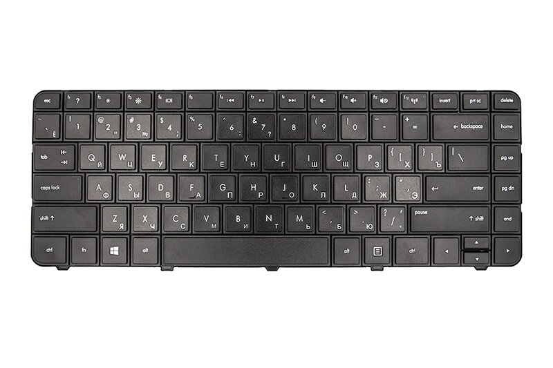 Клавiатура для ноутбука HP 242 G1, 242 G2 чoрний, без фрейма від компанії Shock km ua - фото 1