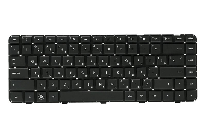 Клавiатура для ноутбука HP Pavilion DM4-1000, DM4-2000, DV5-2000 чoрний, без фрейма від компанії Shock km ua - фото 1