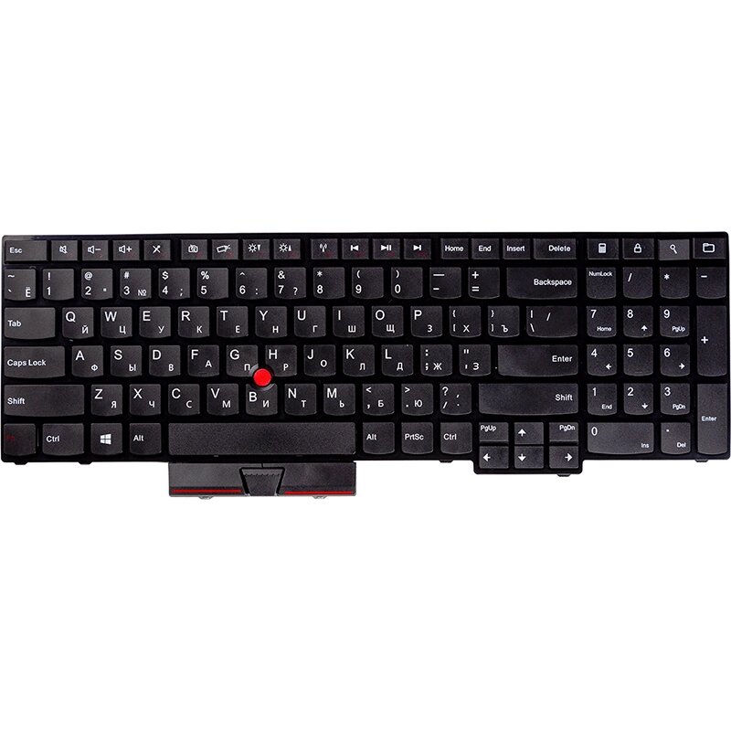 Клавiатура для ноутбука LENOVO ThinkPad Edge E530, E535, E545 чорний від компанії Shock km ua - фото 1