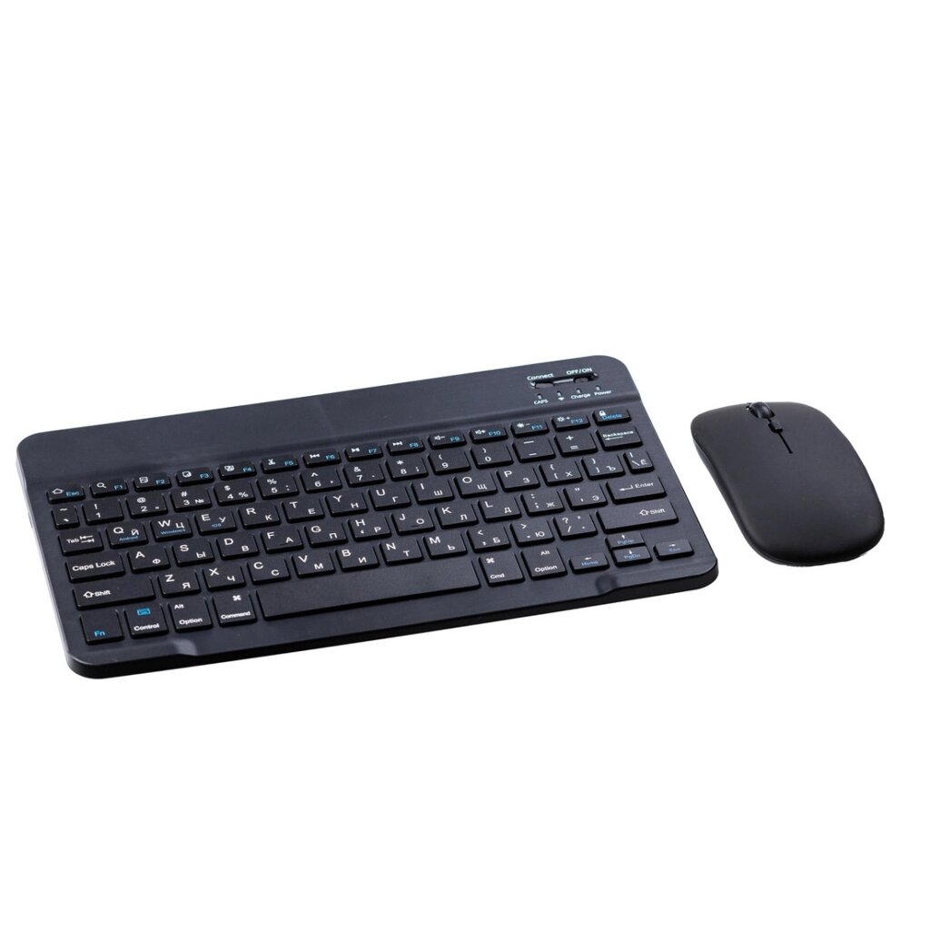 Клавіатура і миша бездротові Type-C роз'єм Bluetooth-клавіатура портативна тонка від компанії Shock km ua - фото 1