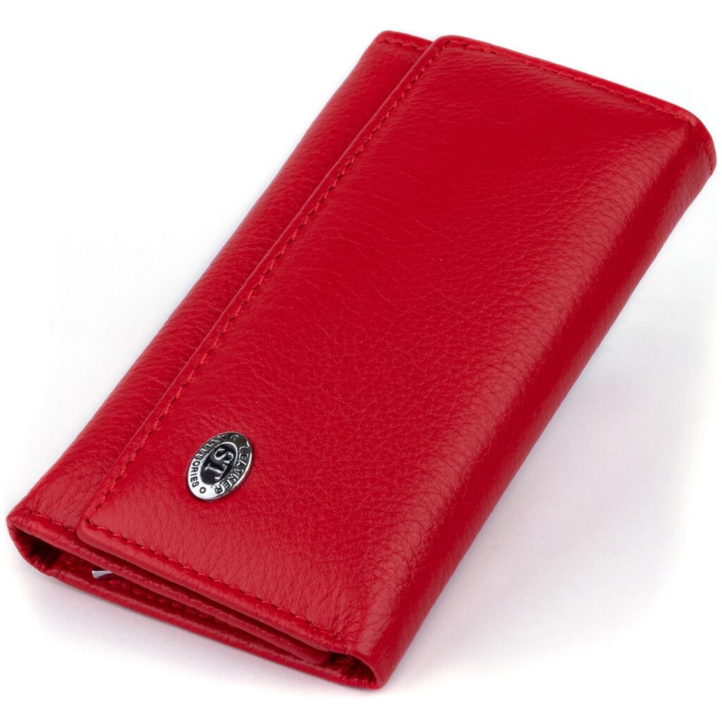 Ключниця-гаманець жіноча ST Leather 19222 Червона від компанії Shock km ua - фото 1