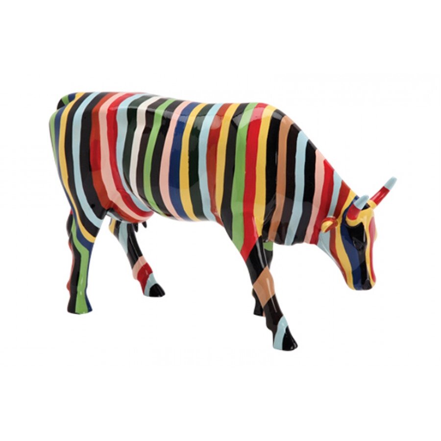 Колекційна статуетка Cow Parade корова Striped, Size L від компанії Shock km ua - фото 1