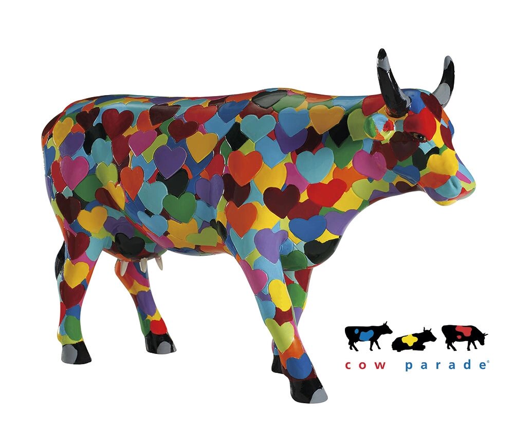 Колекційна статуетка корова Heartstanding Cow, Size L від компанії Shock km ua - фото 1