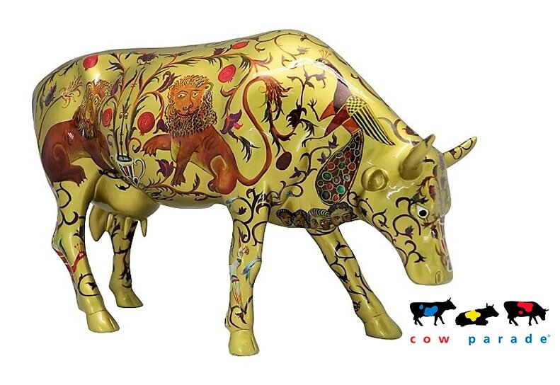 Колекційна статуетка корова The Golden Byzantine, Size L від компанії Shock km ua - фото 1