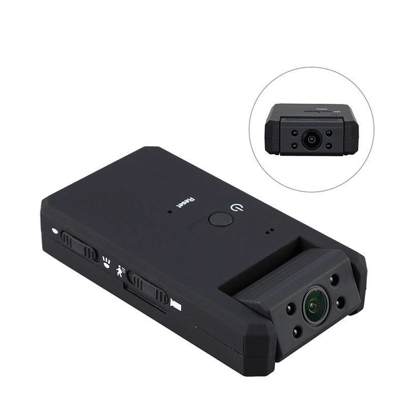 Компактний відеореєстратор FullHD Mini DV Boblov MD90, до 8 годин запису, детектор руху від компанії Shock km ua - фото 1