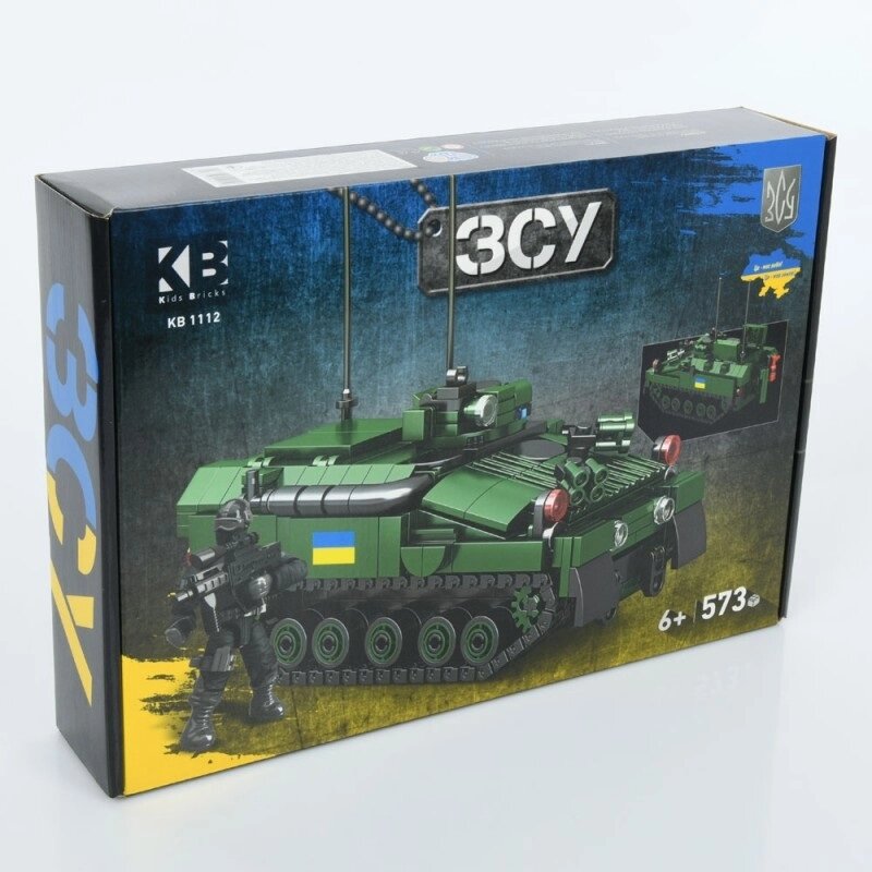 Конструктор ігровий Limo Toy Військовий бронетранспортер KB-1112 573 деталі від компанії Shock km ua - фото 1