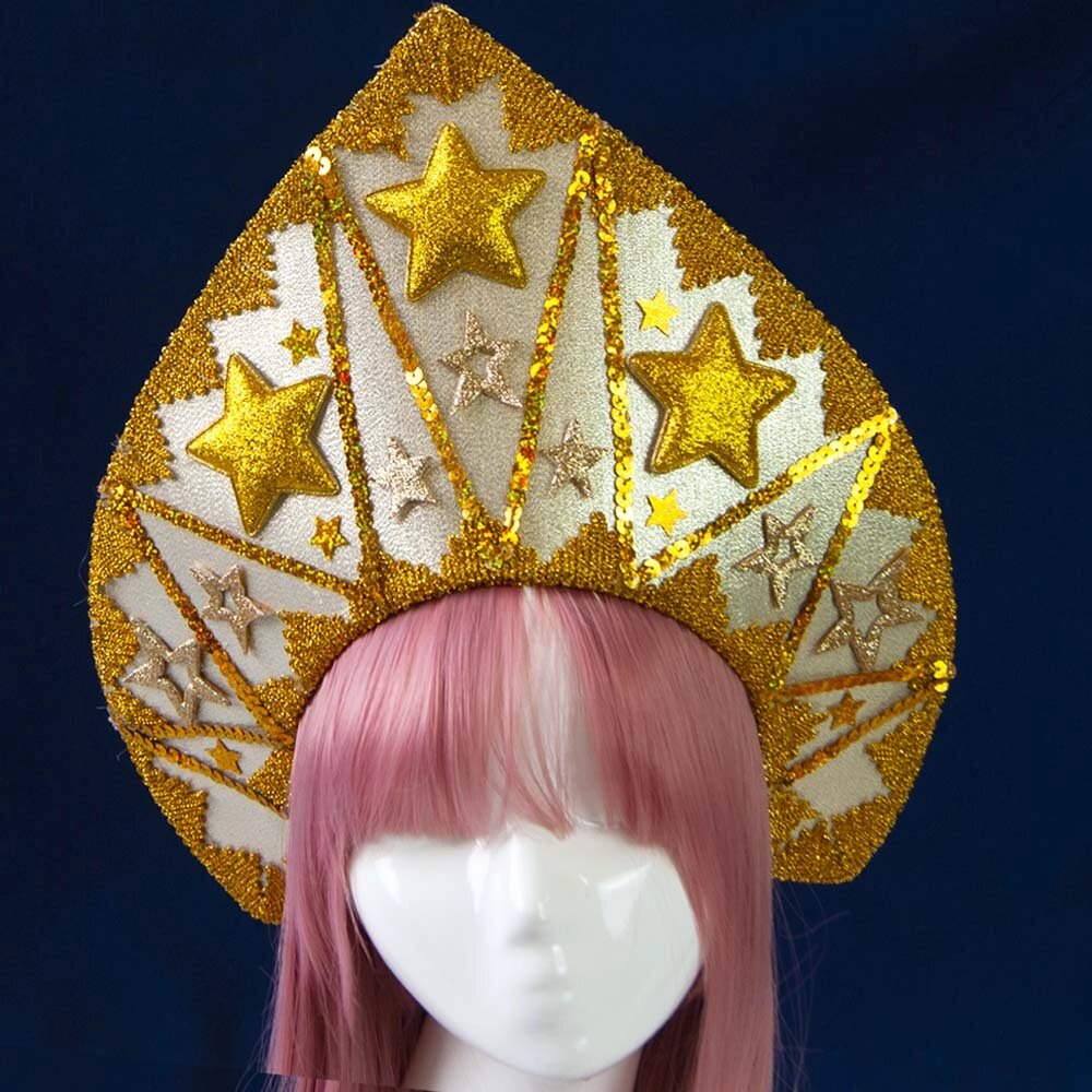 Корона 52151 Новорічна Королева (золота) від компанії Shock km ua - фото 1