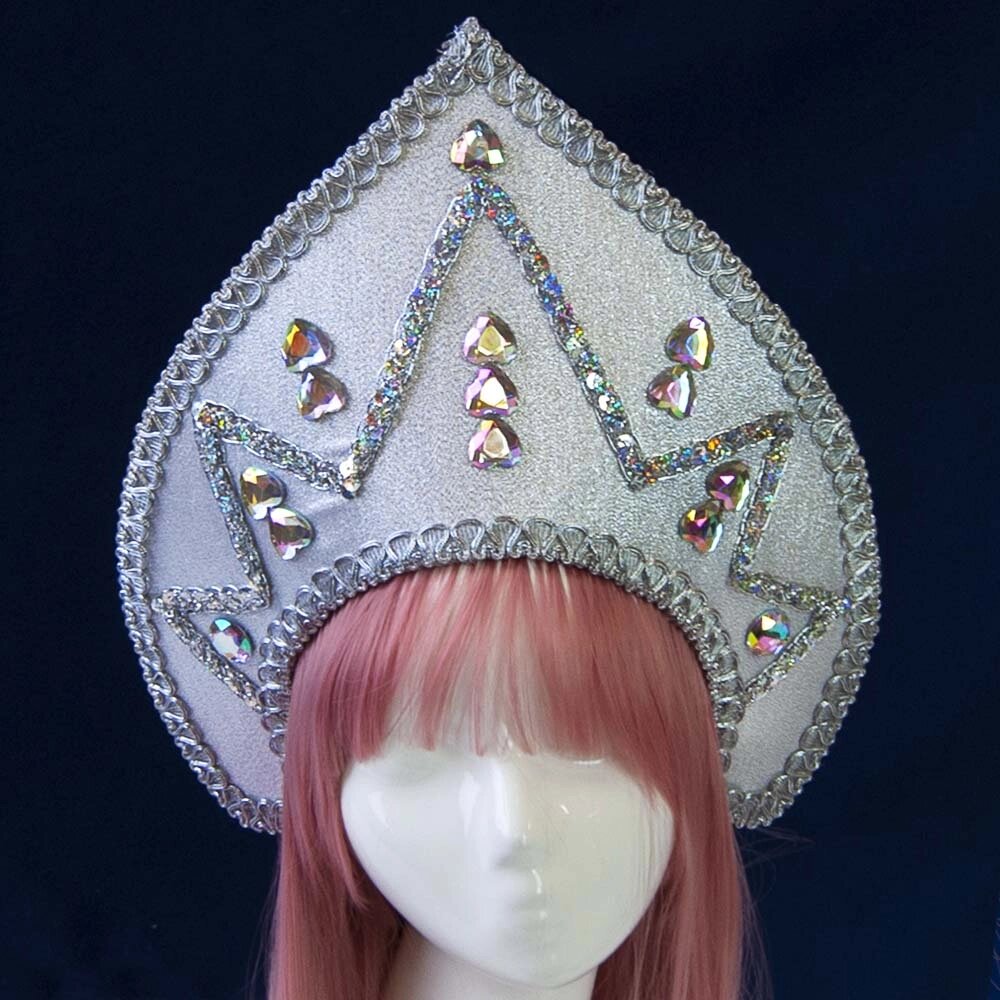 Корона 52156 Снігова королева (срібна) від компанії Shock km ua - фото 1