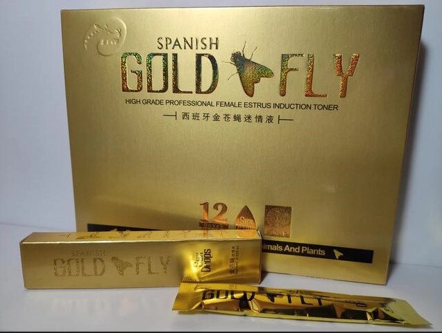 Краплі жіночий збудник Шпанська мушка, GOLD FLY, Голд Флай, "Золота муха" (по 1 шт) від компанії Shock km ua - фото 1