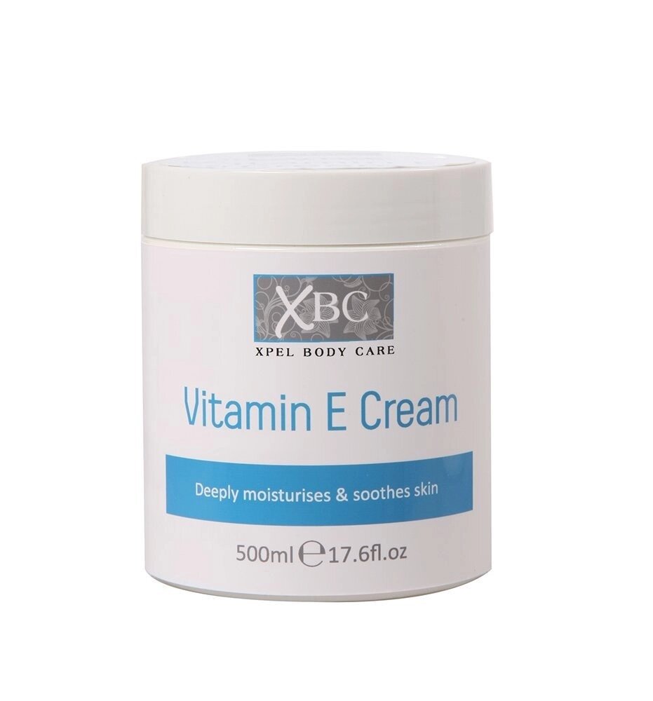 Крем з вітаміном Е для тіла 500 мл Vitamin E Cream XBC 5060120167279 від компанії Shock km ua - фото 1