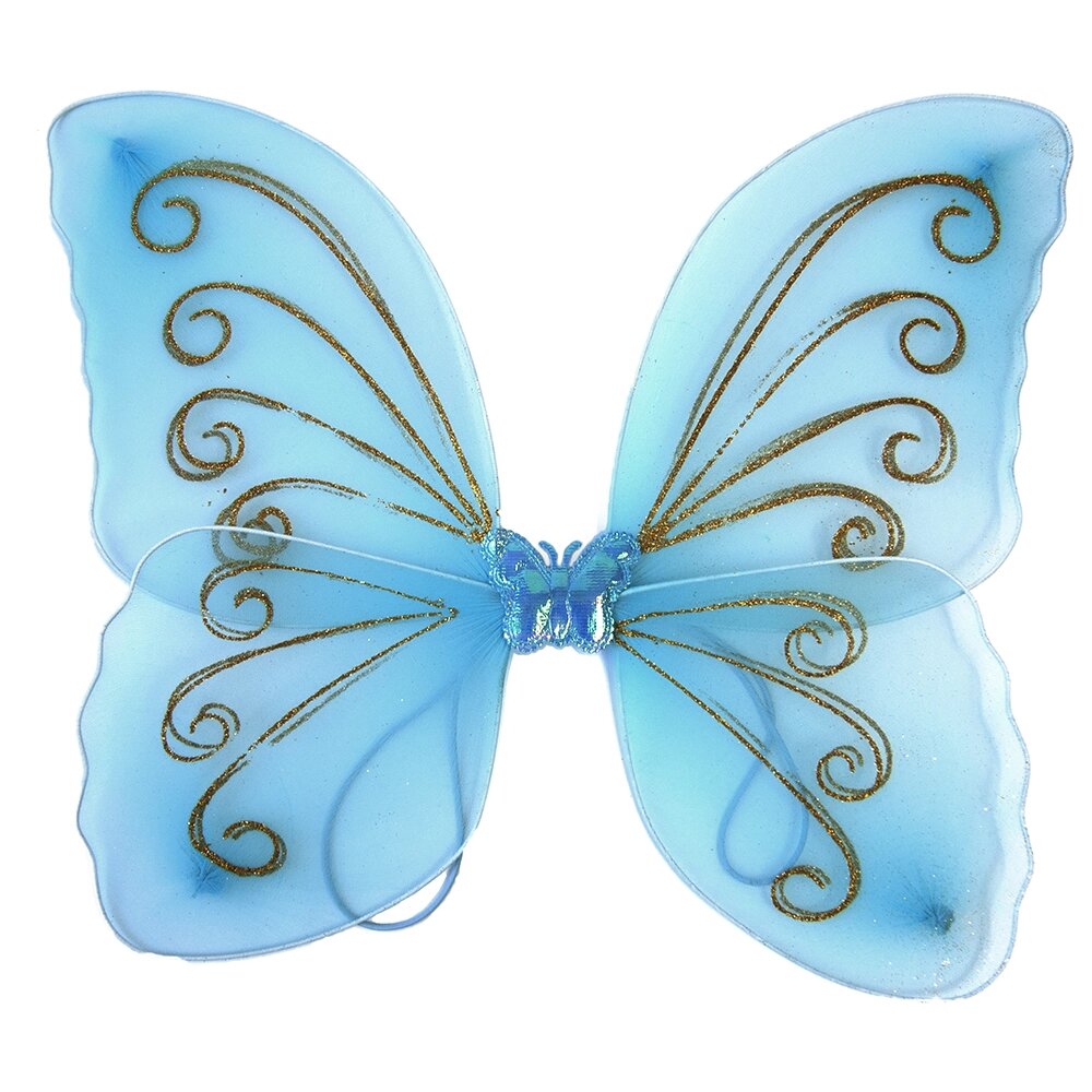 Крила Метелики 40х40см середні (блакитні) від компанії Shock km ua - фото 1