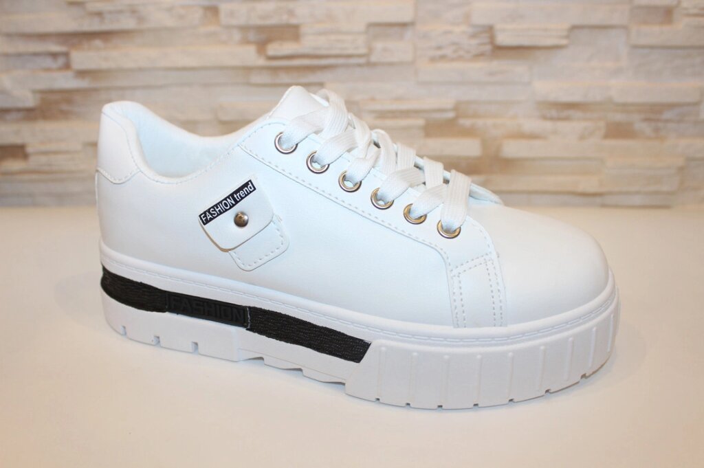 Кросівки жіночі білі Т1656 38 від компанії Shock km ua - фото 1