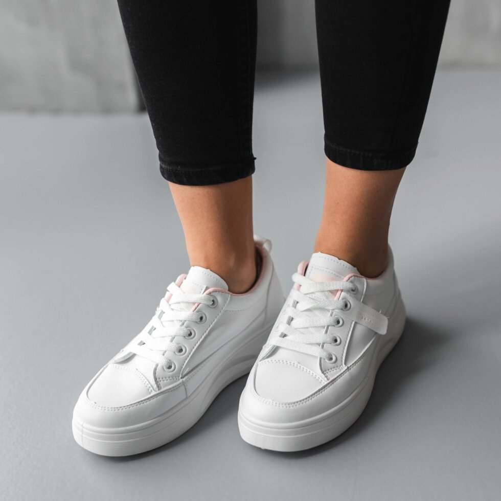 Кросівки жіночі Fashion Denby 3724 40 розмір 25 см Білий від компанії Shock km ua - фото 1