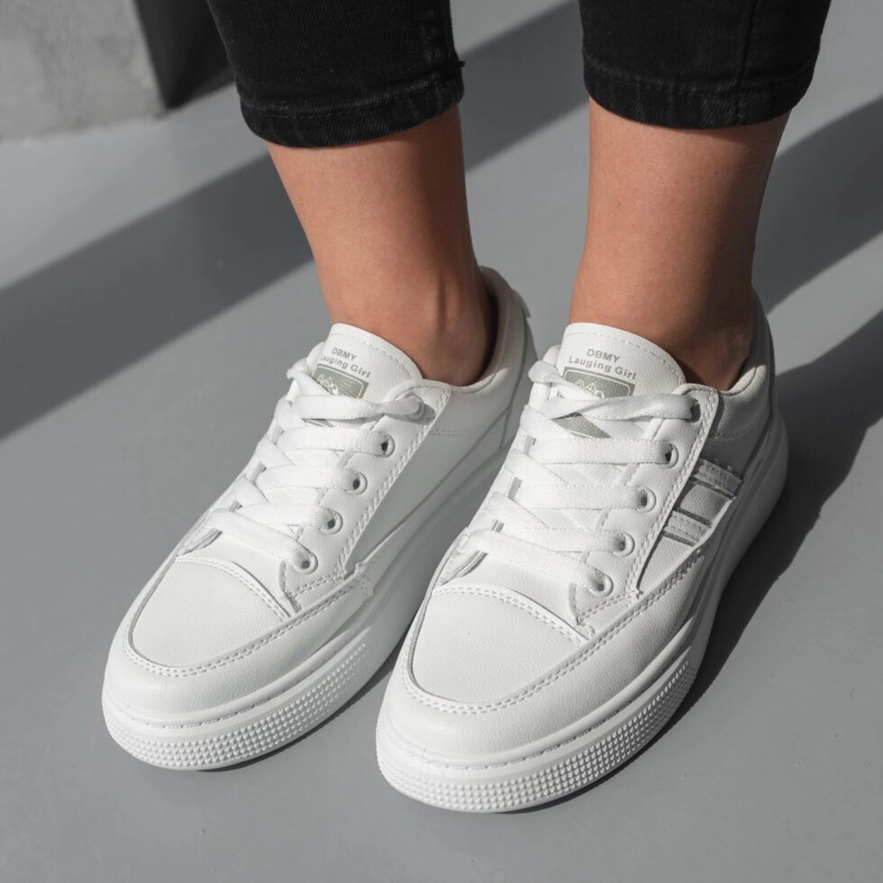 Кросівки жіночі Fashion Gracie 3740 36 розмір 23 см Білий від компанії Я в шоці! ™ - фото 1