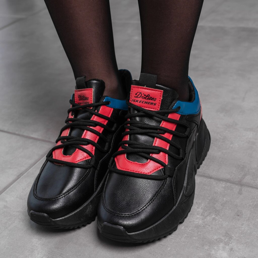 Кросівки жіночі Fashion Kaito 3174 39 розмір 24,5 см Чорний від компанії Shock km ua - фото 1