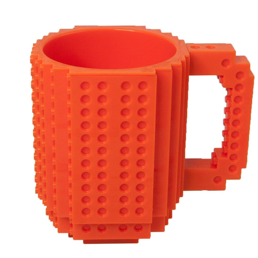 Кружка Лего конструктор (помаранчевий) від компанії Shock km ua - фото 1